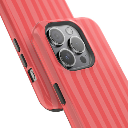 Coral Stipes Phone Case