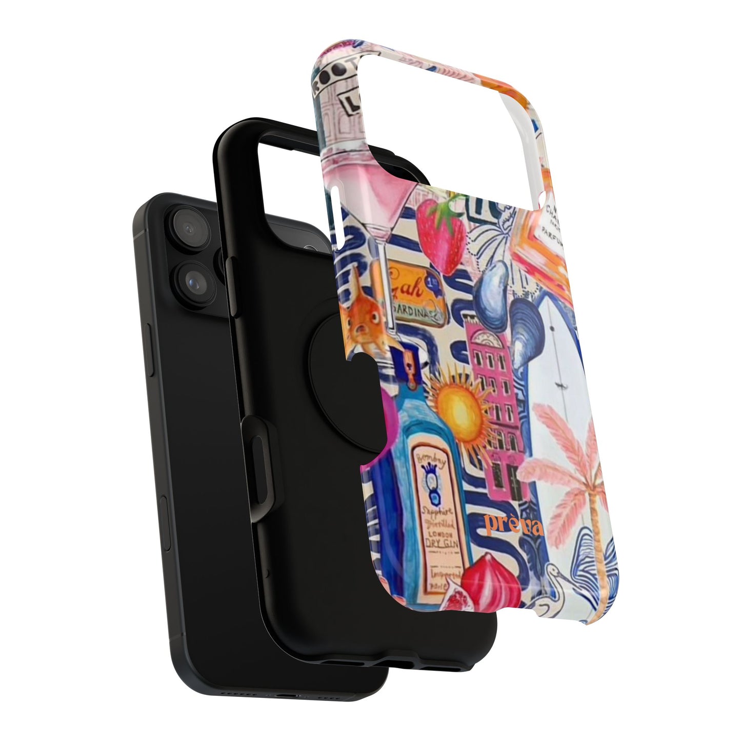 Tropical Beach Collage Phone Case