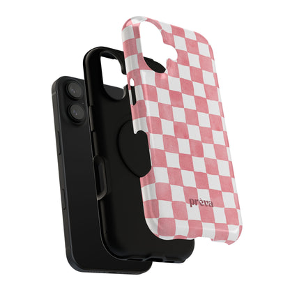Pink Checkers Phone Case