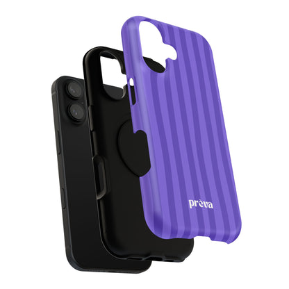 Dark Purple Stripes Phone Case