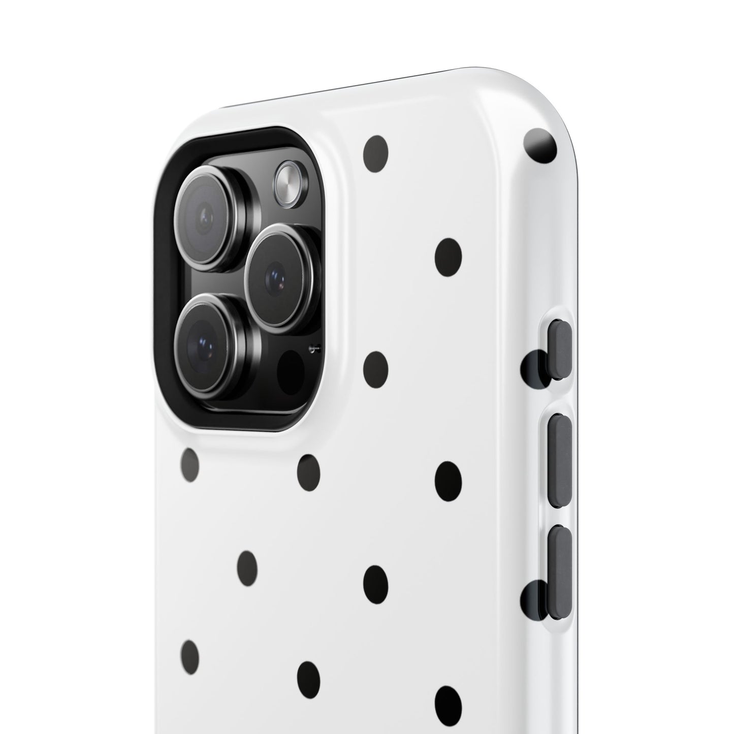 B&W polka dots Phone Case