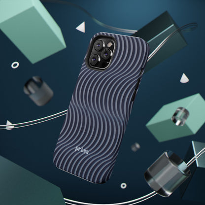 Wavy Navy Phone Case