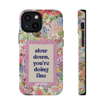 Slow Down Flowers x notsoken Phone Case