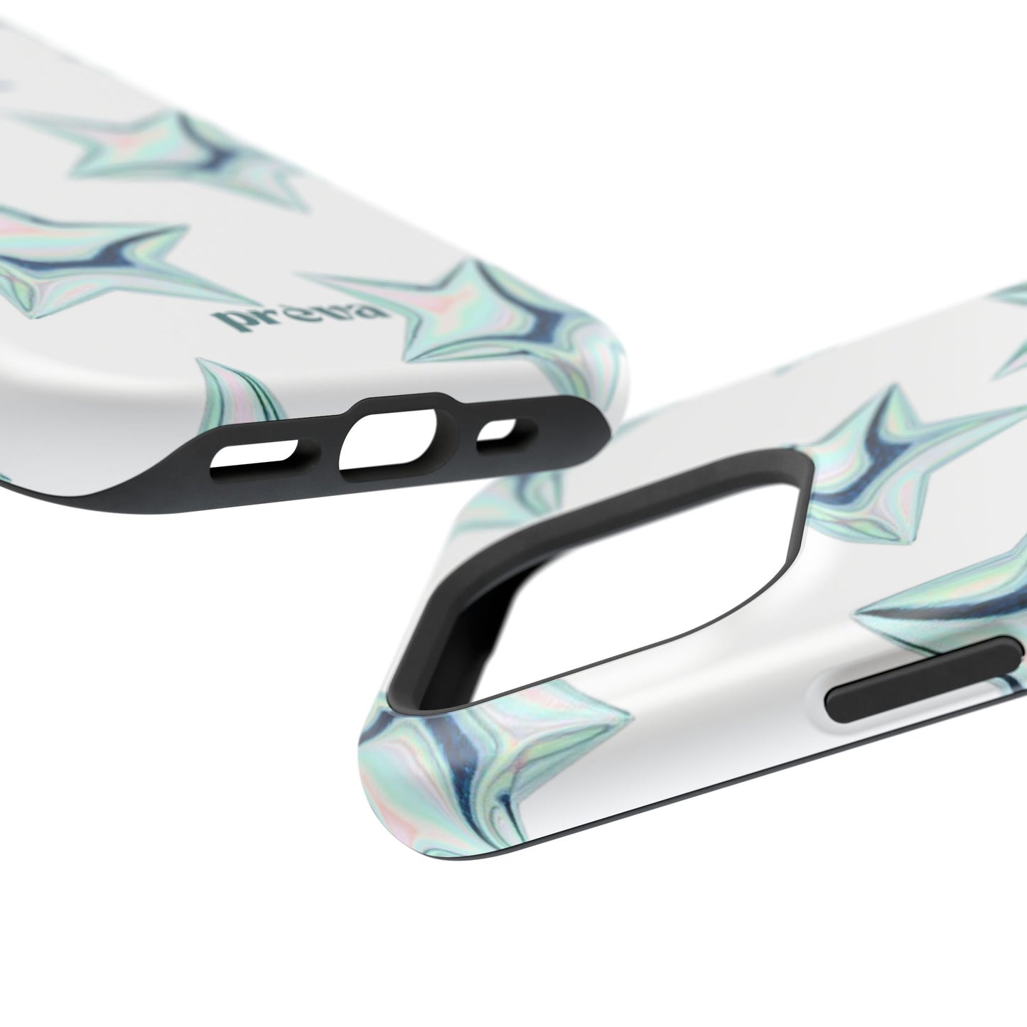 White Starburst Phone Case