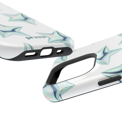 White Starburst Phone Case