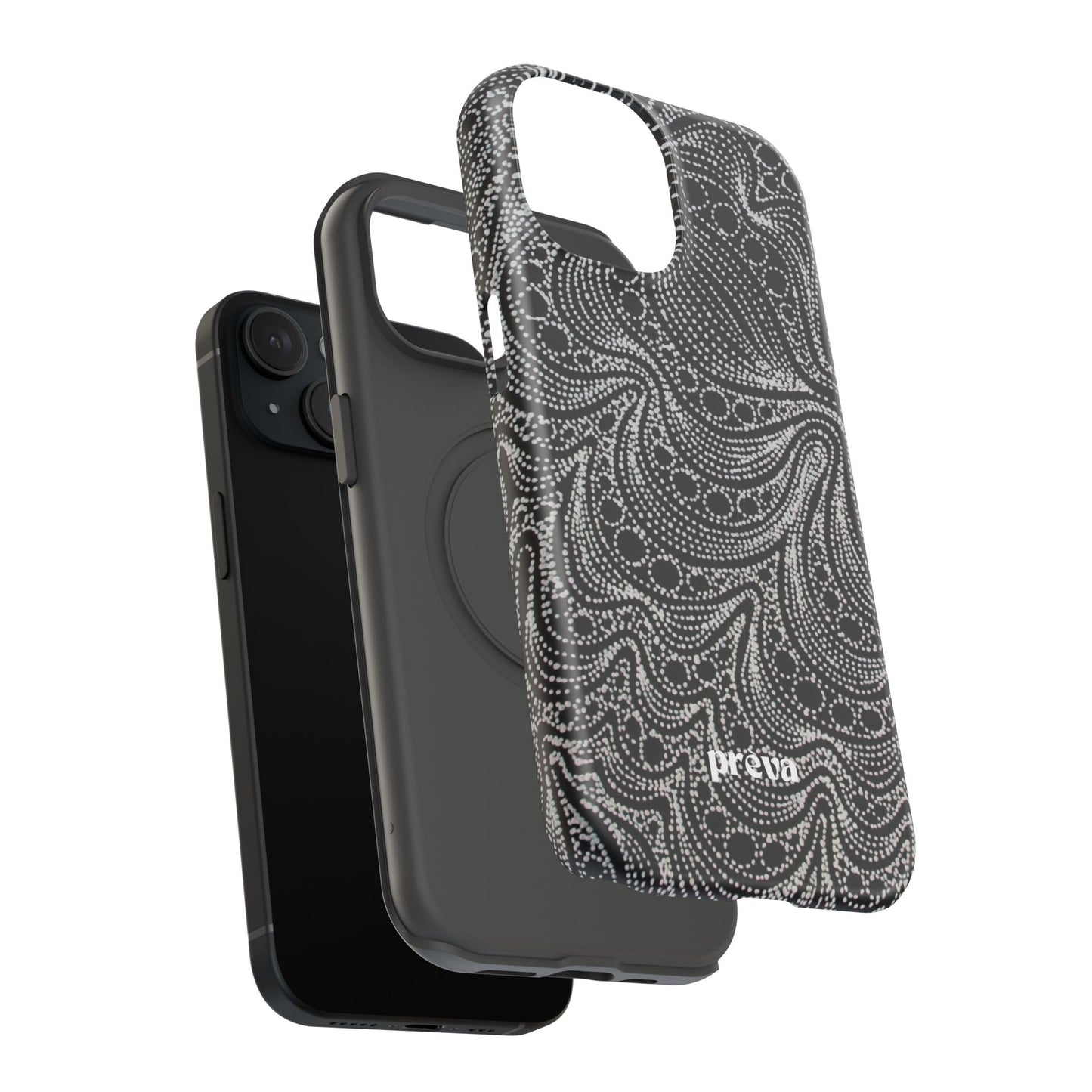 Abstract Midnight Lace Phone Case