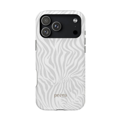 Zebra White Wave Phone Case