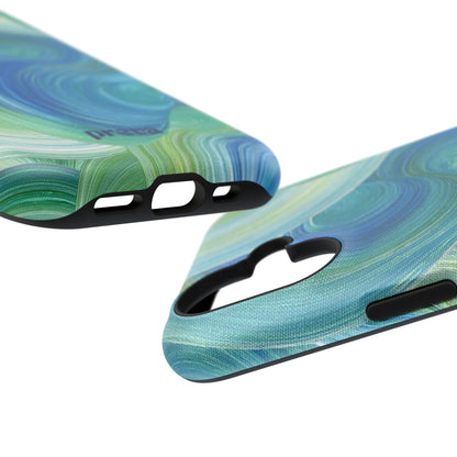 Swirling Ocean Impact-Resistant Phone Case