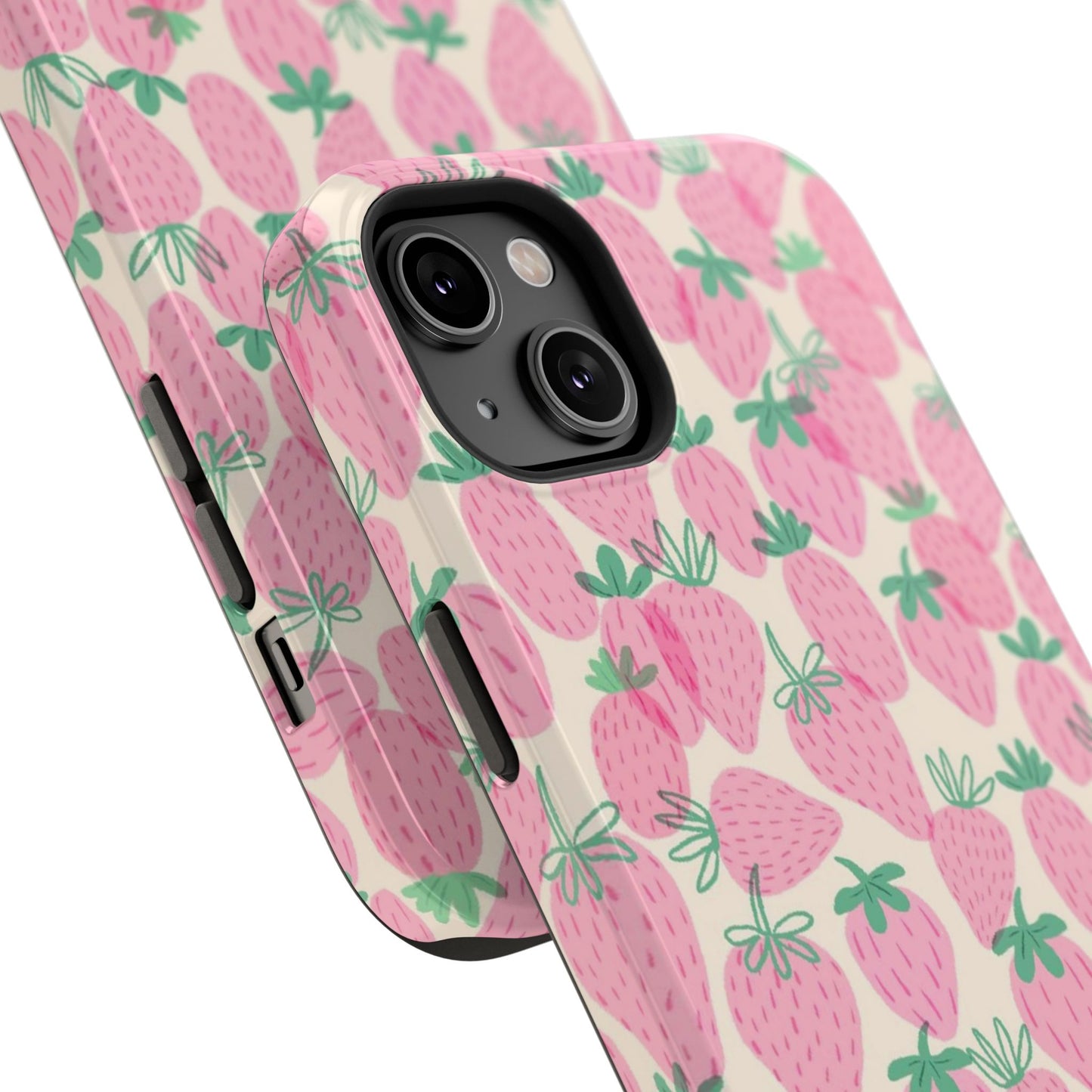 Pink Strawberry Phone Case