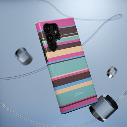 Cocoa Palm Stripes Phone Case