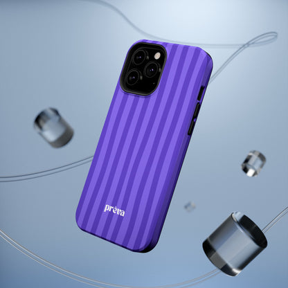 Dark Purple Stripes Phone Case