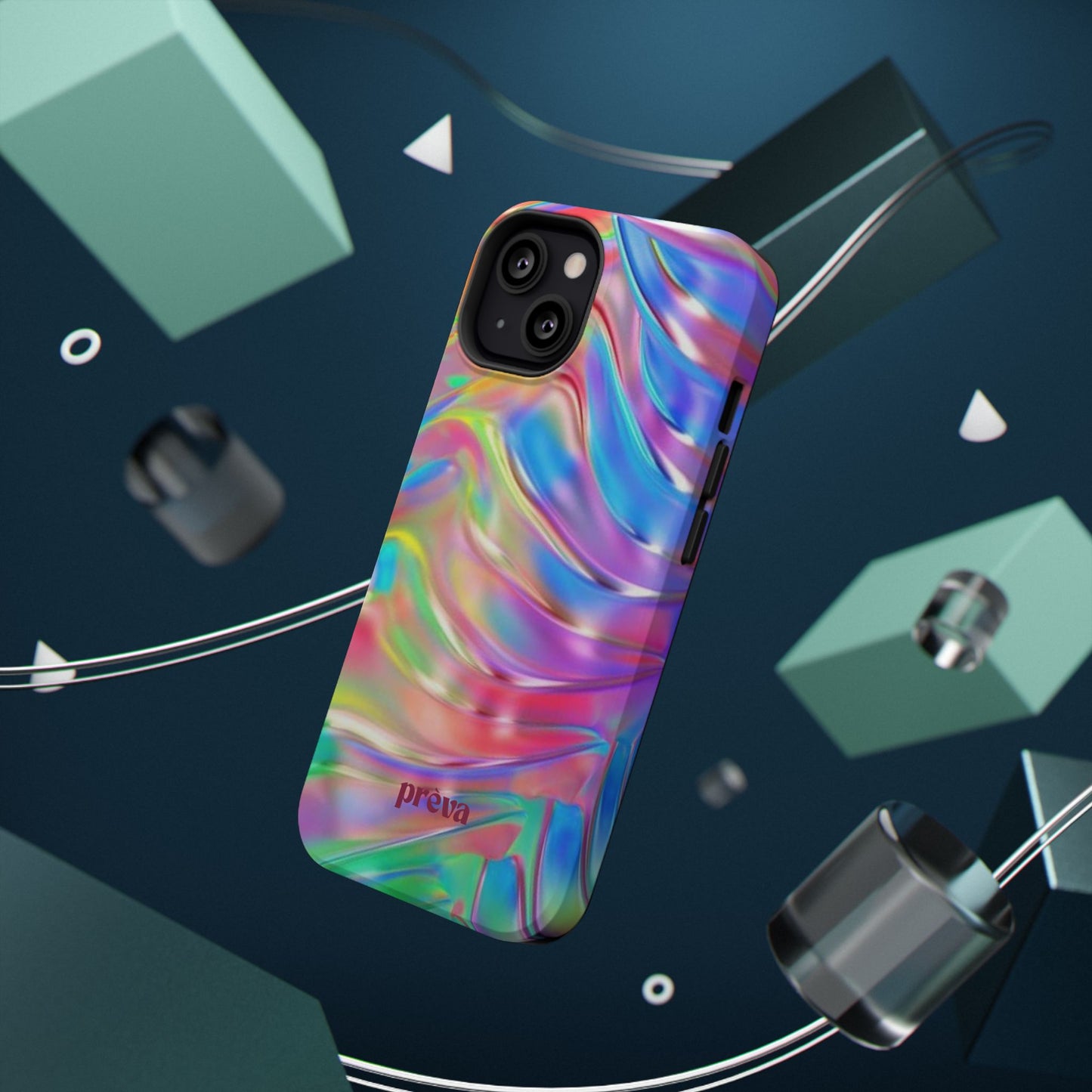 Iridescent Swirl Phone Case