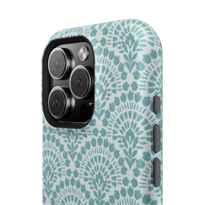 Aqua Lace Pattern Phone Case