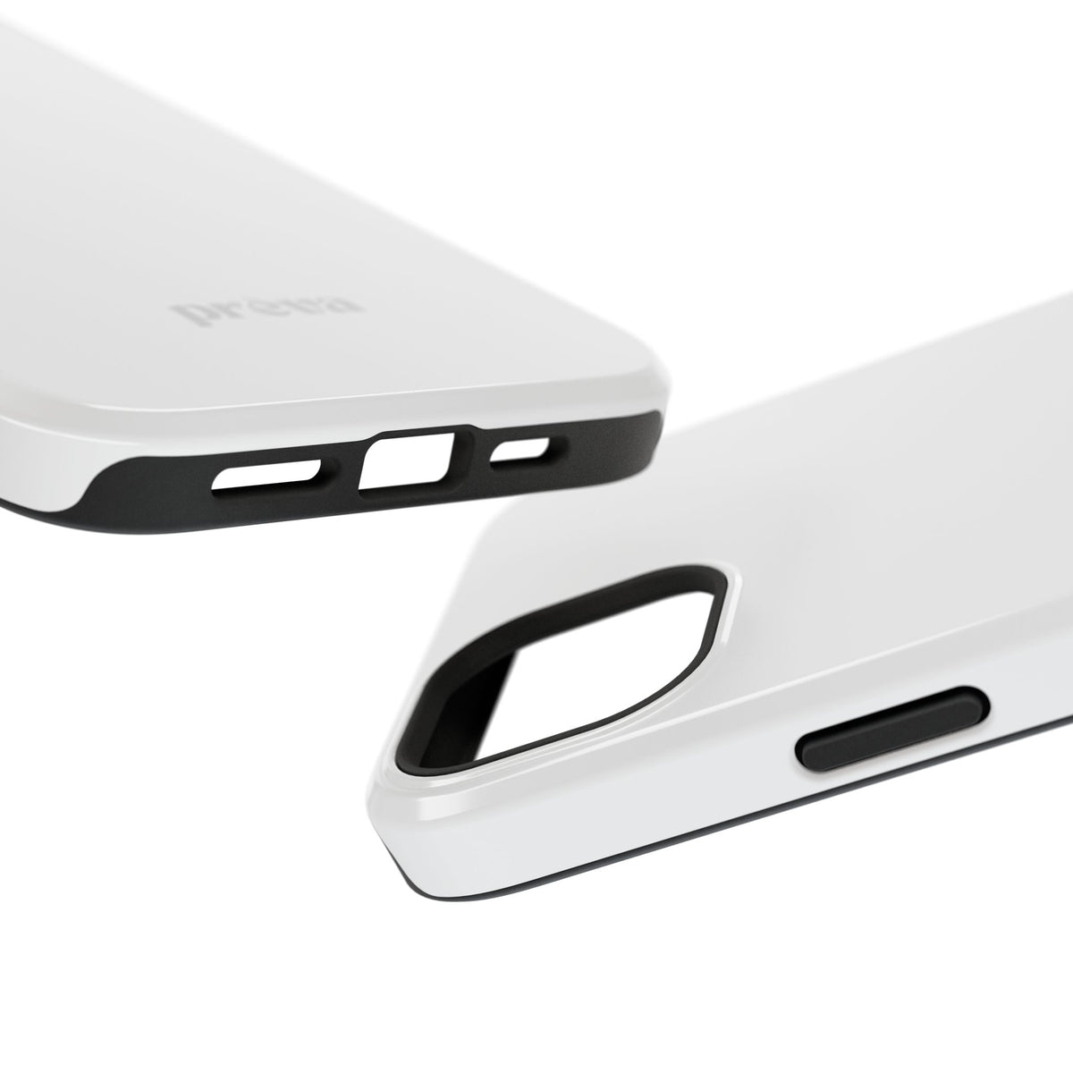 White & Grey Phone Case