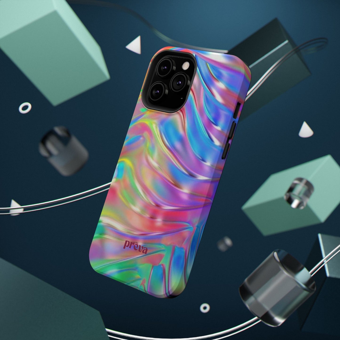 Iridescent Swirl Phone Case