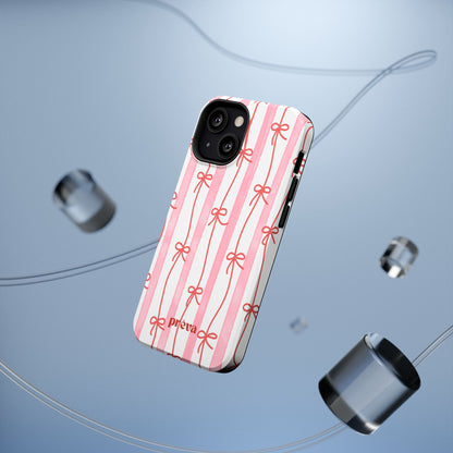 Pink Bow Chain Phone Case