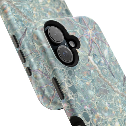 Marbled Seafoam Impact-Resistant Phone Case