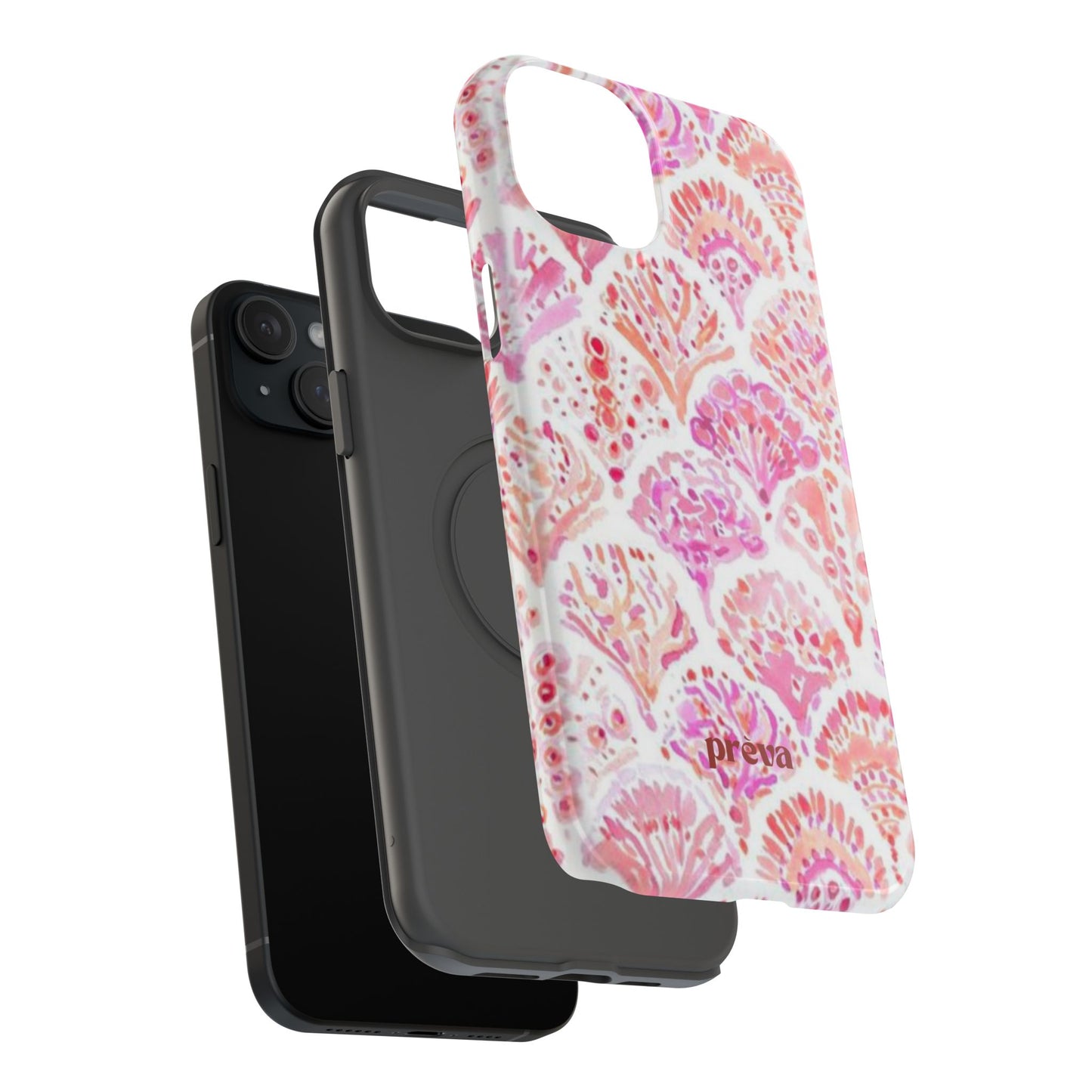 Pink Shell Watercolor Phone Case