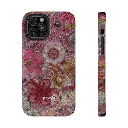Floral Embroidery Phone Case