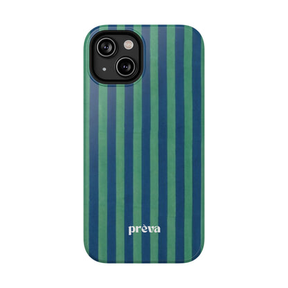 Green & Blue Stripes Phone Case