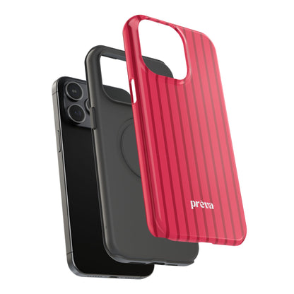 Pinky Red Stripes Phone Case