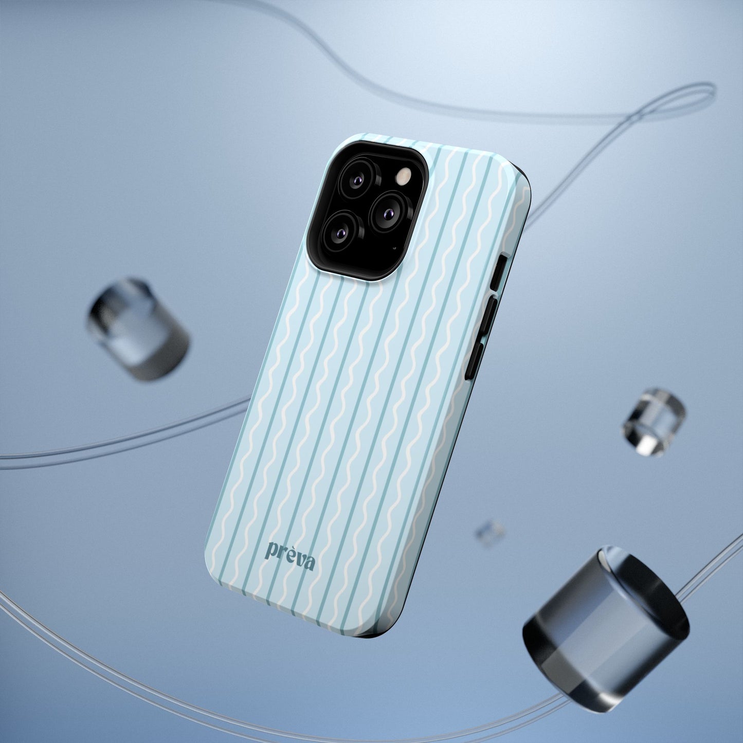 Blue Island Stripes Phone Case