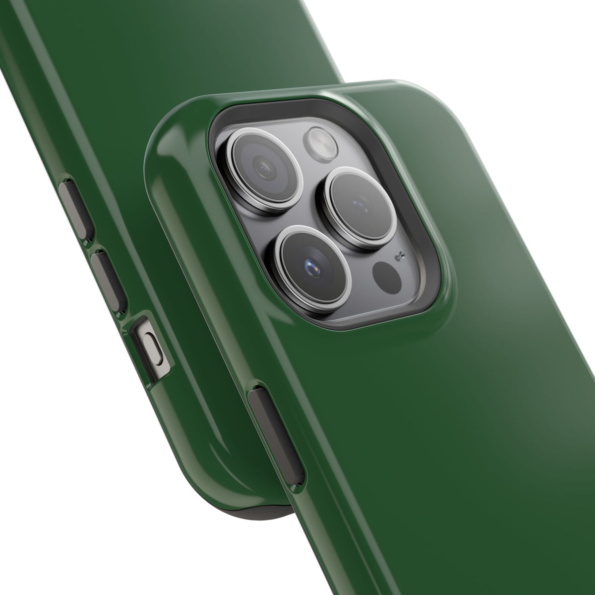 Impact-Resistant Phone Case — Forest Green Slim Armor