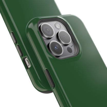 Impact-Resistant Phone Case — Forest Green Slim Armor