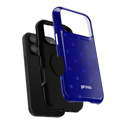 Dark Blue Polka Dots Phone Case