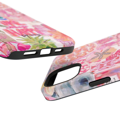 Pink Tropical Collage Phone Case