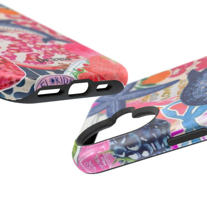 Dolphin Tropics Collage Phone Case