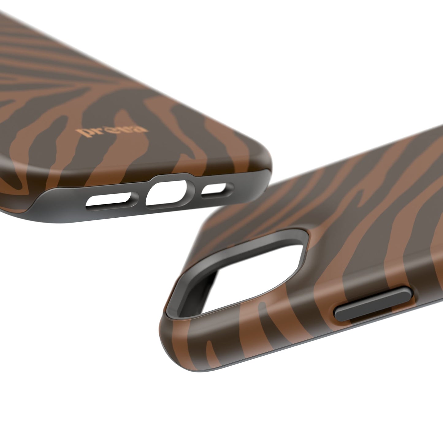 Brown Tiger Stripe Phone Case