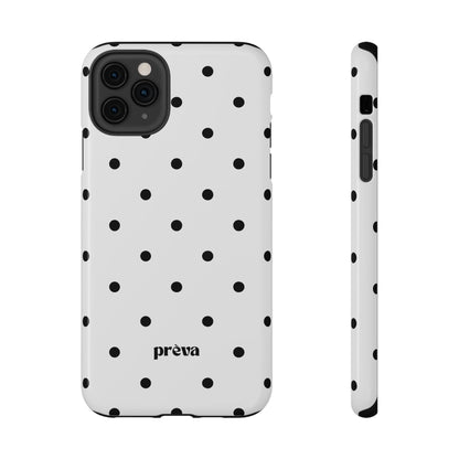 B&W polka dots Phone Case
