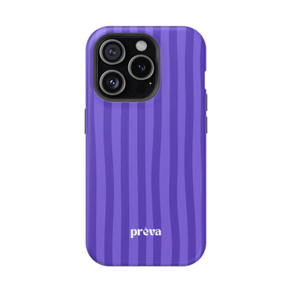 Dark Purple Stripes Phone Case