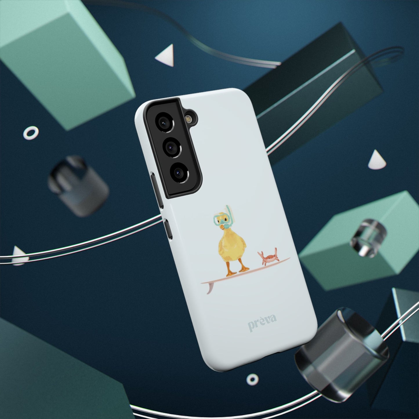 Scuba Duck Stripes Phone Case