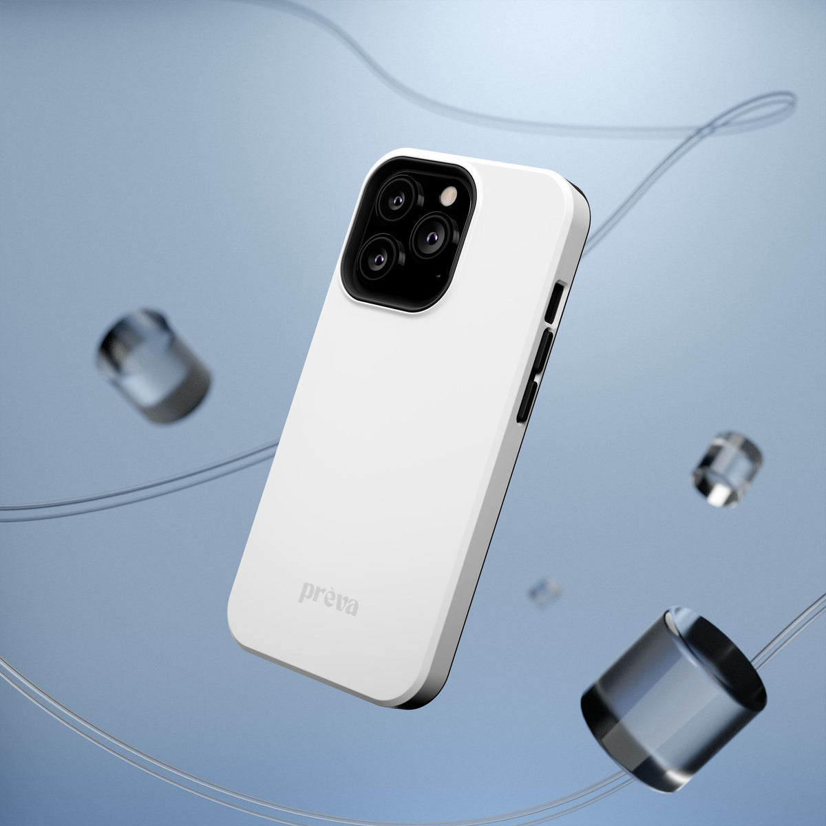 White & Grey Phone Case