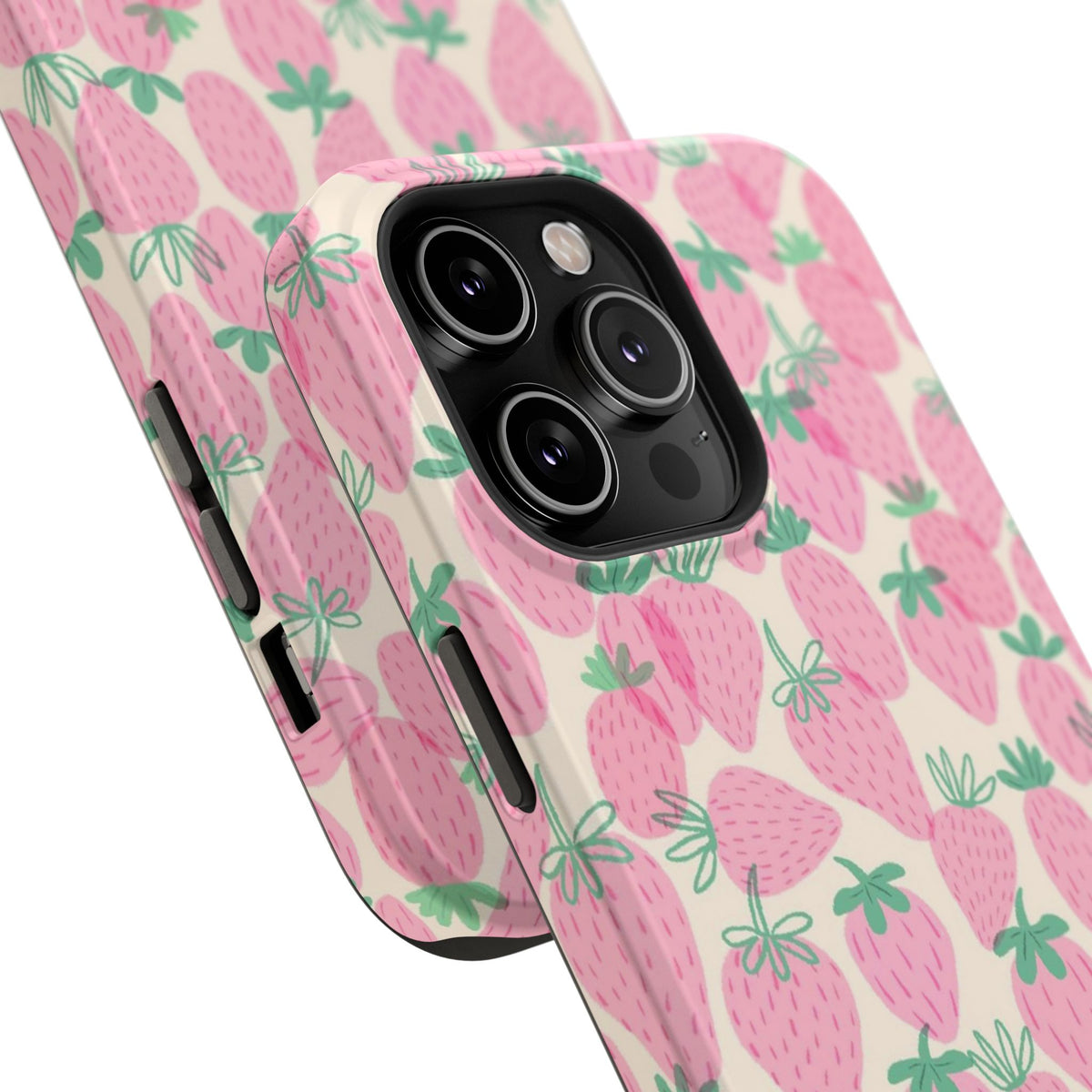 Pink Strawberry Phone Case