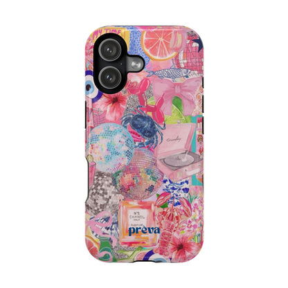 Floral & Pink Collage Phone Case