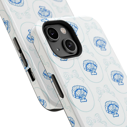 Fancy Teal Shell Phone Case
