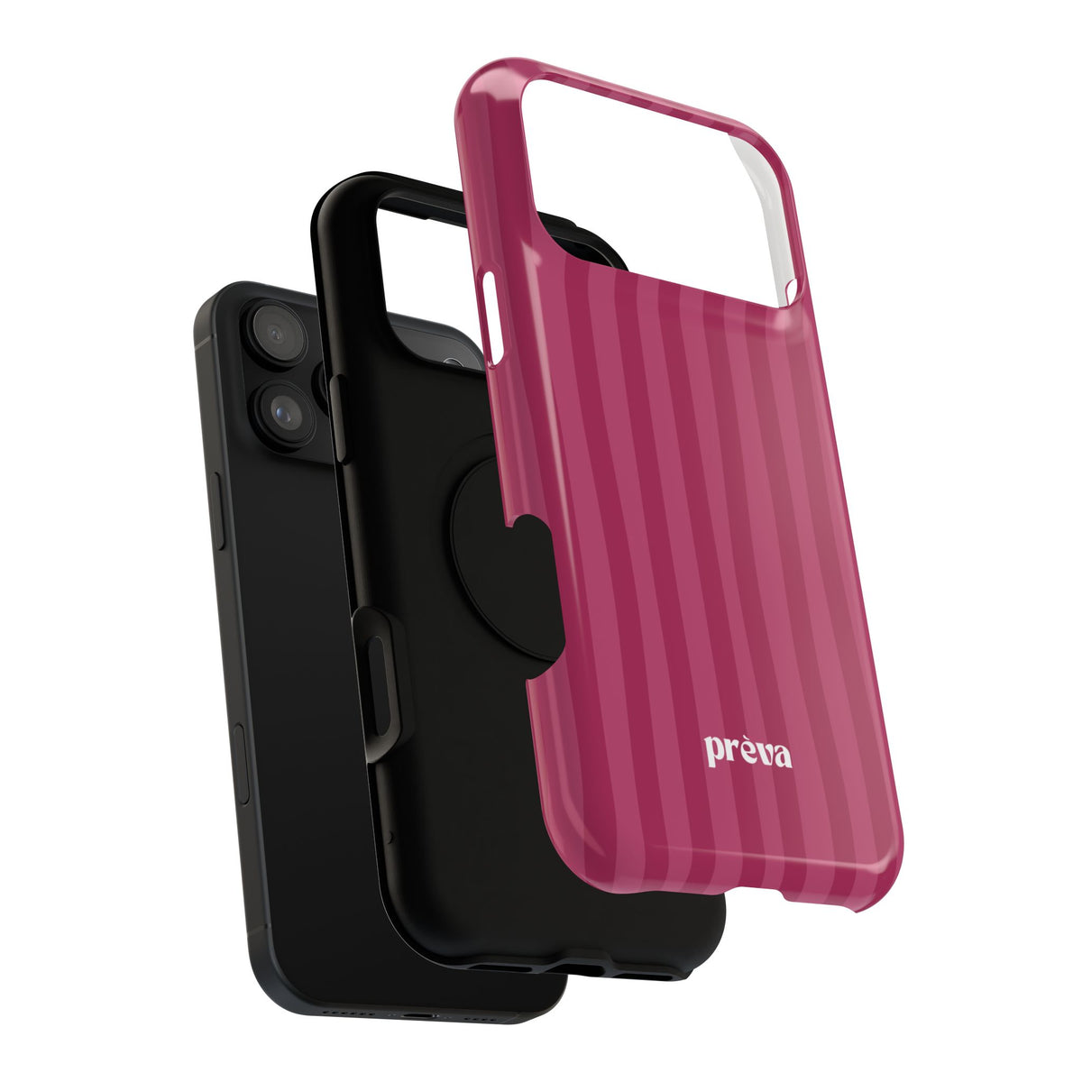 Magenta Stripes Phone Case