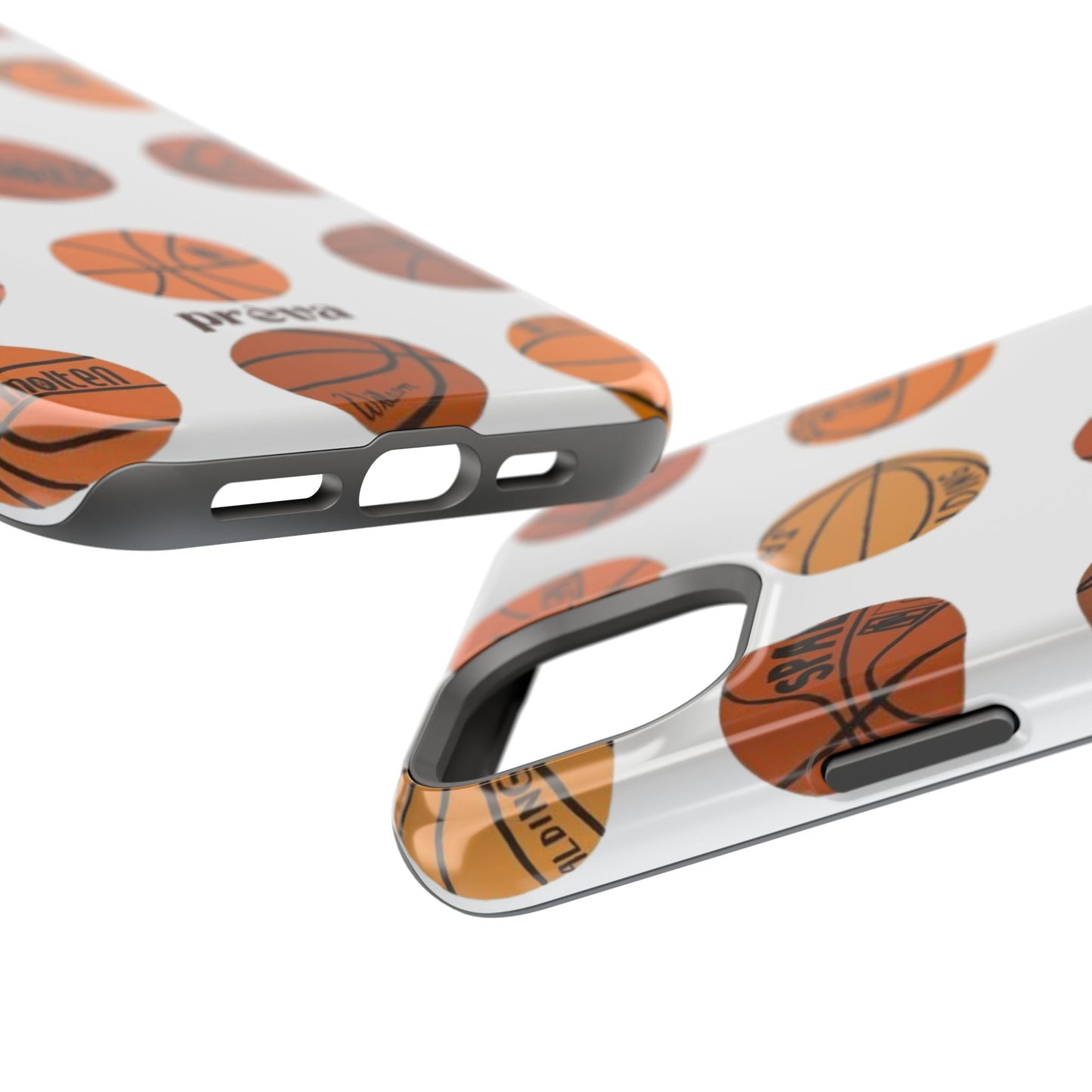 White Basketball Phone Case