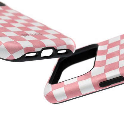 Pink Checkers Phone Case