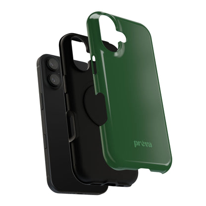 Impact-Resistant Phone Case — Forest Green Slim Armor