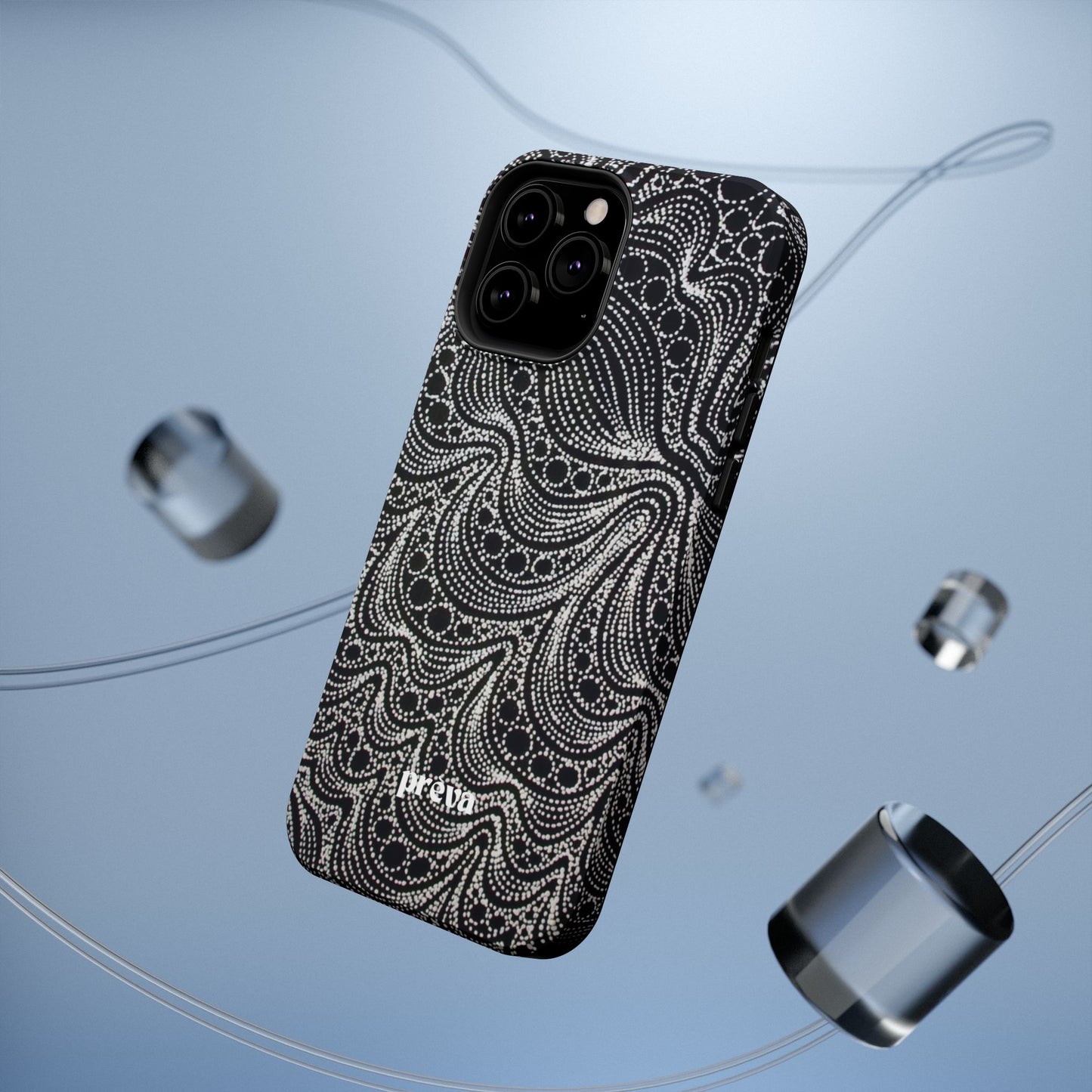 Abstract Midnight Lace Phone Case