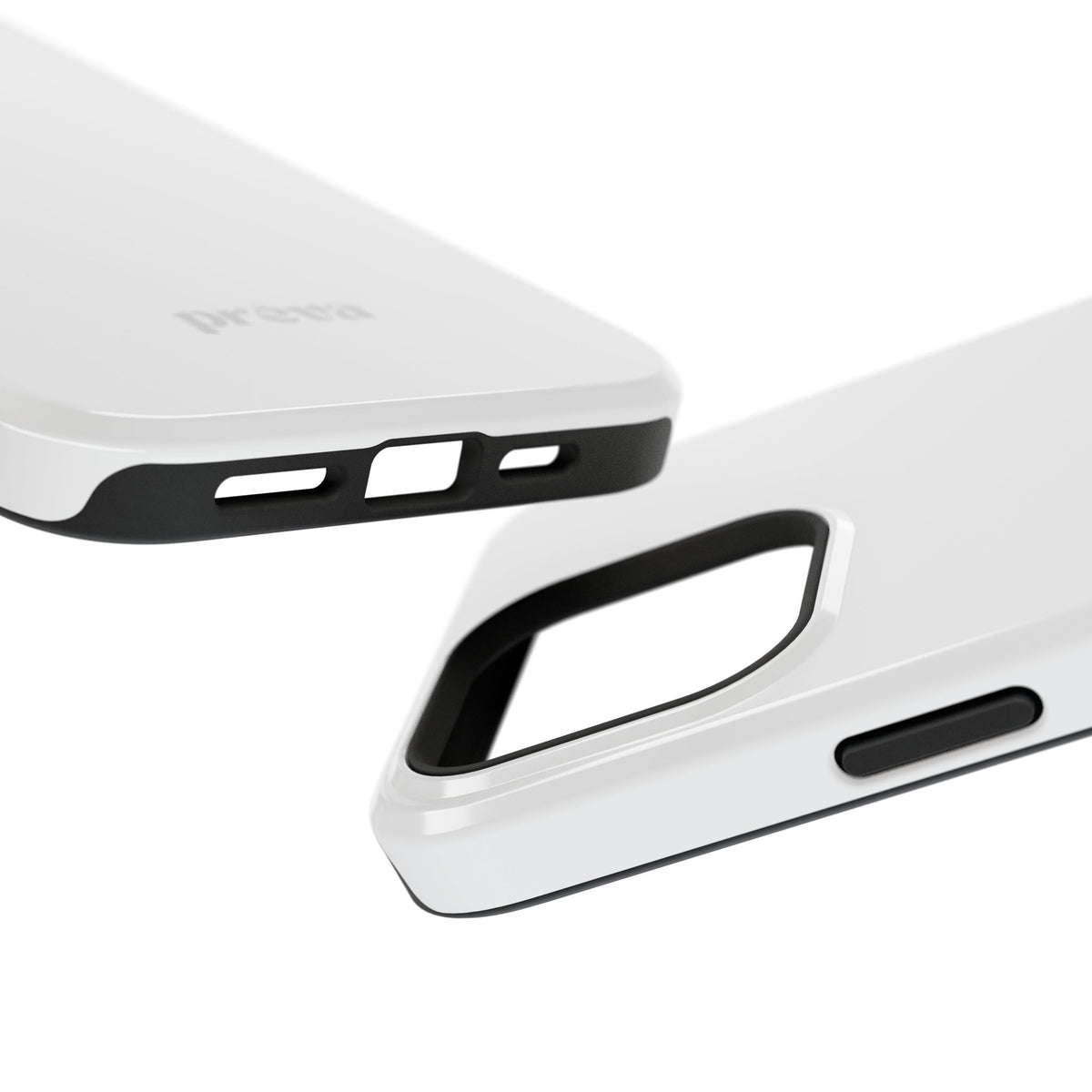 White & Grey Phone Case