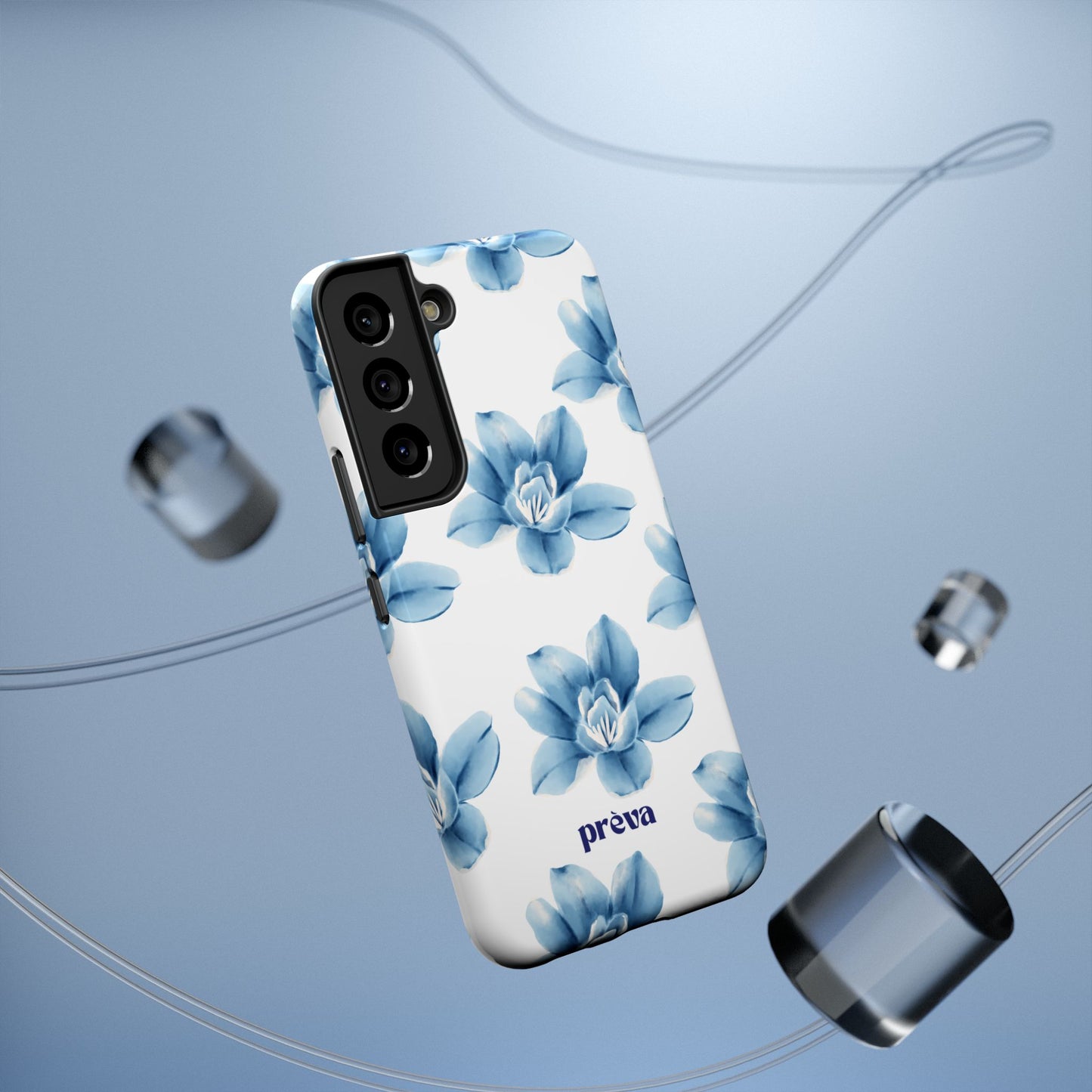 Blue Flowers Phone Case