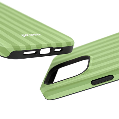 Light Green Stripes Phone Case