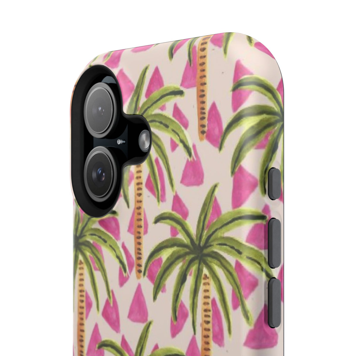 Phone Case — Pink Palm Tree Impact-Resistant Protector