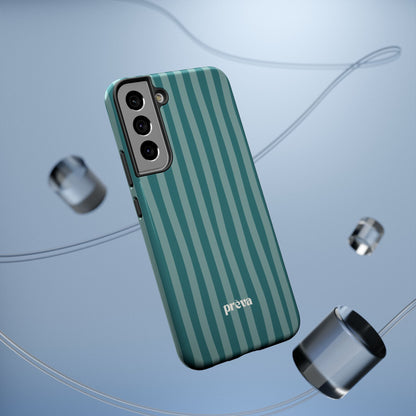 Striped Teal Phone Case