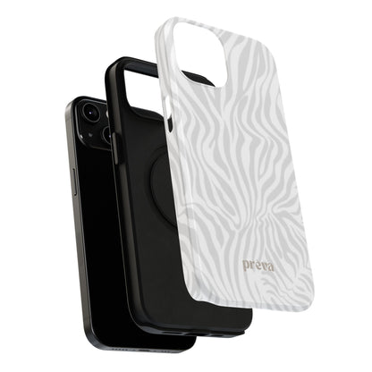 Zebra White Wave Phone Case